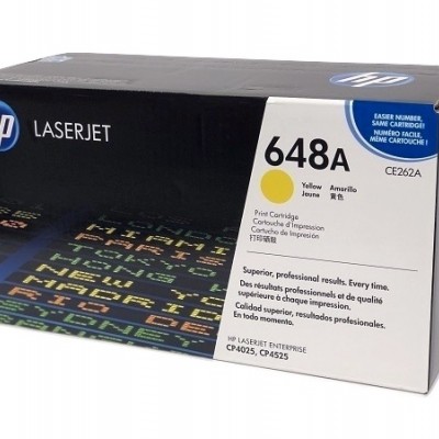 Hp CE262A (648A) Sarı Orjinal Toner Hp CE262A (648A) Sarı Orjinal Toner