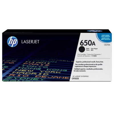 Hp CE270A (650A) Kutusu Hasarlı Siyah Orjinal Toner Hp CE270A (650A) Kutusu Hasarlı Siyah Orjinal Toner