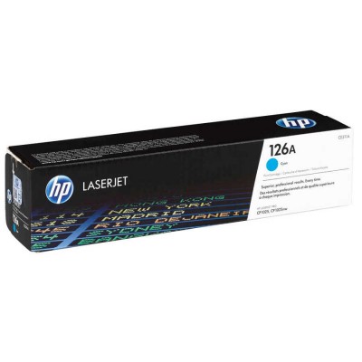 Hp CE311A (126A) Kutusu Hasarlı Mavi Orjinal Toner Hp CE311A (126A) Kutusu Hasarlı Mavi Orjinal Toner