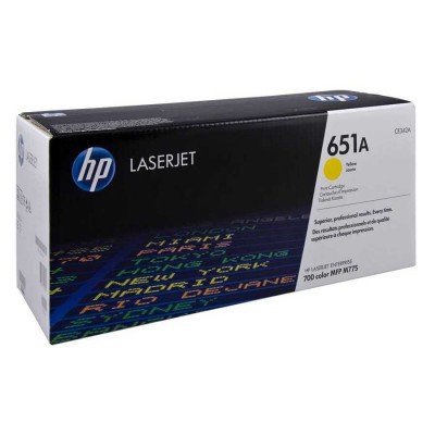 Hp CE342A (651A) Sarı Orjinal Toner