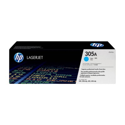 Hp CE411A (305A) Kutusu Hasarlı Mavi Orjinal Toner