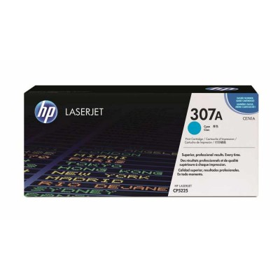 Hp CE741A (307A) Kutusu Hasarlı Mavi Orjinal Toner Hp CE741A (307A) Kutusu Hasarlı Mavi Orjinal Toner