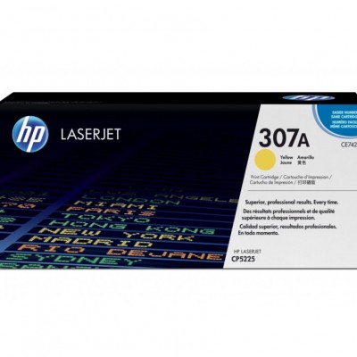 Hp CE742A (307A) Sarı Orjinal Toner Hp CE742A (307A) Sarı Orjinal Toner