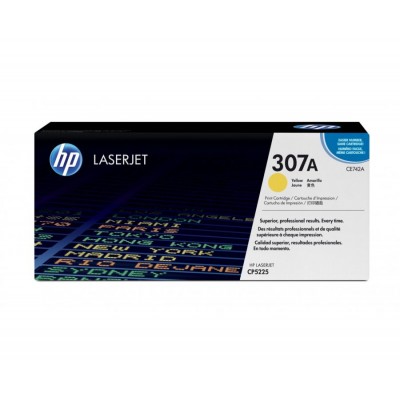 Hp CE742A (307A) Sarı Orjinal Toner