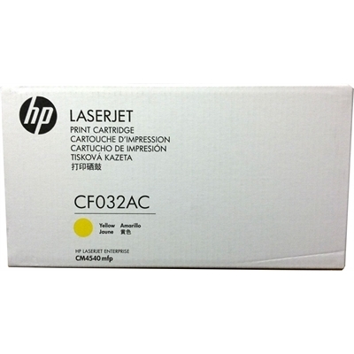 Hp CF032AC (646A) Sarı Orjinal Toner Hp CF032AC (646A) Sarı Orjinal Toner