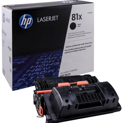 Hp CF281X (81X) Siyah Orjinal Toner Hp CF281X (81X) Siyah Orjinal Toner