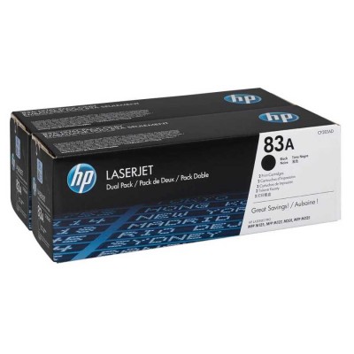 Hp CF283AD (83A) Siyah Orjinal 2'li Paket Toner Hp CF283AD (83A) Siyah Orjinal 2'li Paket Toner