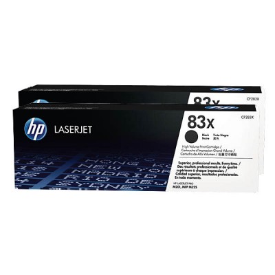 Hp CF283XF (83X) Siyah Orjinal 2'li Paket Yüksek Kapasiteli Toner Hp CF283XF (83X) Siyah Orjinal 2'li Paket Yüksek Kapasiteli Toner