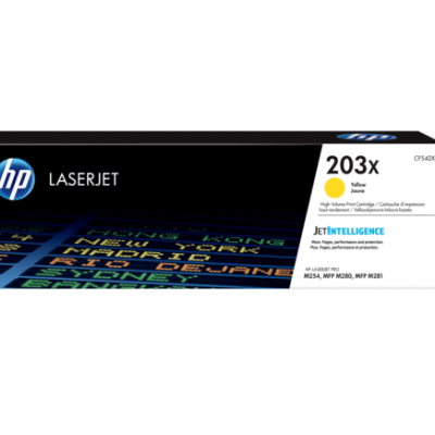 Hp CF542X (203X) Sarı Orjinal Toner Hp CF542X (203X) Sarı Orjinal Toner