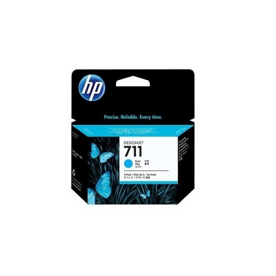 Hp CZ134A (711) Eski Tarihli Mavi Orjinal Kartuş 3'lü Paket Hp CZ134A (711) Eski Tarihli Mavi Orjinal Kartuş 3'lü Paket