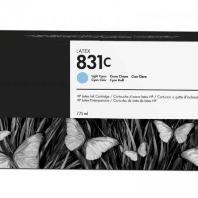 HP CZ698A (831C) Açık Mavi Orjinal Lateks Kartuş - Lateks 310 HP CZ698A (831C) Açık Mavi Orjinal Lateks Kartuş - Lateks 310