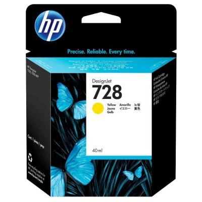 Hp F9J61A (728) Orjinal 40 ml Sarı DesignJet Kartuş Hp F9J61A (728) Orjinal 40 ml Sarı DesignJet Kartuş