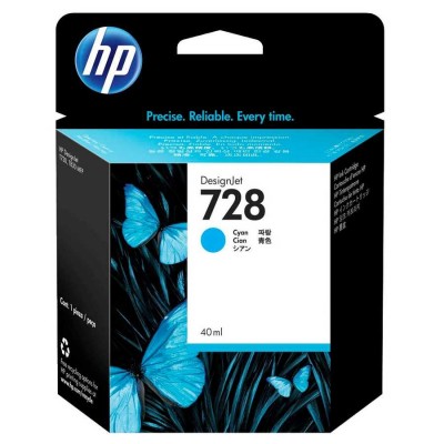 Hp F9J63A (728) Orjinal 40 ml Mavi DesignJet Kartuş Hp F9J63A (728) Orjinal 40 ml Mavi DesignJet Kartuş