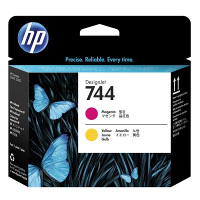 Hp F9J87A (744) Orjinal Kırmızı ve Sarı DesignJet Baskı Kafası Hp F9J87A (744) Orjinal Kırmızı ve Sarı DesignJet Baskı Kafası