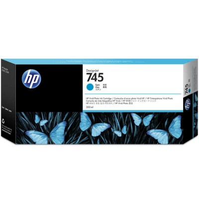 Hp F9K03A (745) Orjinal 300 ml DesignJet Mavi Kartuş