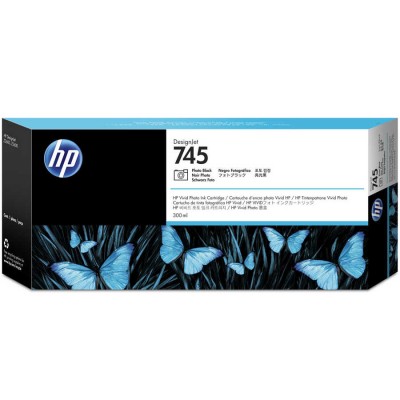 Hp F9K04A (745) Orjinal 300 ml DesignJet Fotoğraf Siyahı Kartuş