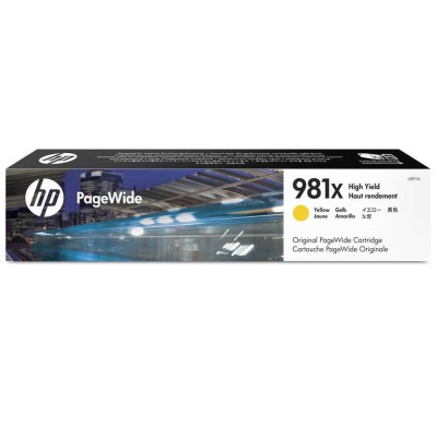 Hp L0R11A (981X) Sarı Orjinal Kartuş Hp L0R11A (981X) Sarı Orjinal Kartuş