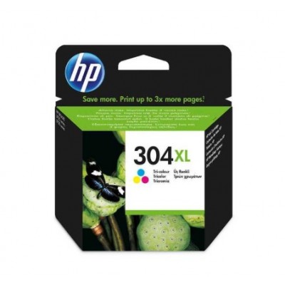 Hp N9K07AE (304XL) Renkli Orjinal Kartuş 