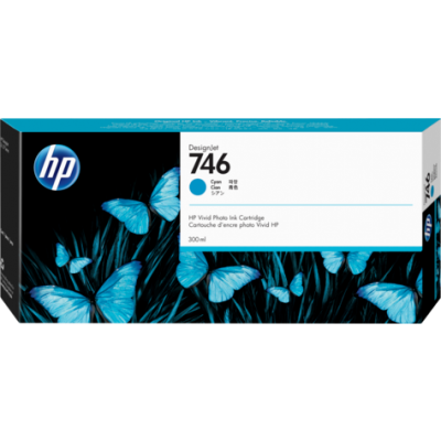 Hp P2V80A (746) Orjinal 300 ml Mavi Orjinal Kartuş