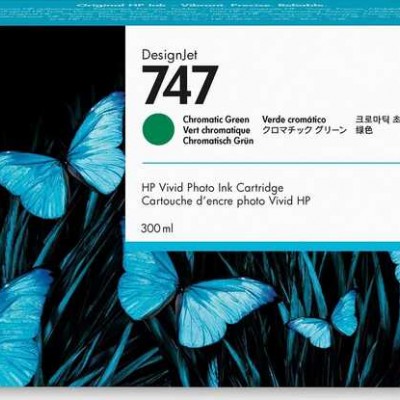 Hp P2V84A (747) Orjinal 300 ml Kromatik Yeşil Orjinal Kartuş Hp P2V84A (747) Orjinal 300 ml Kromatik Yeşil Orjinal Kartuş