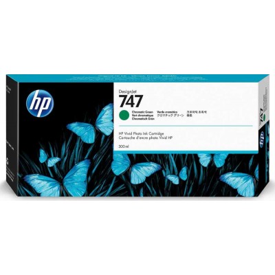 Hp P2V84A (747) Orjinal 300 ml Kromatik Yeşil Orjinal Kartuş