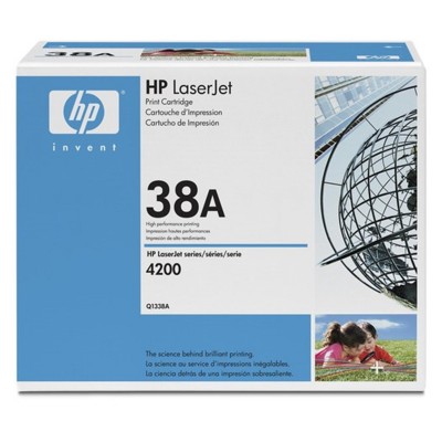 Hp Q1338A (38A) Siyah Orjinal Toner Hp Q1338A (38A) Siyah Orjinal Toner