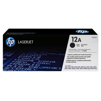 Hp Q2612A (12A) Kutusu Hasarlı Siyah Orjinal Toner Hp Q2612A (12A) Kutusu Hasarlı Siyah Orjinal Toner