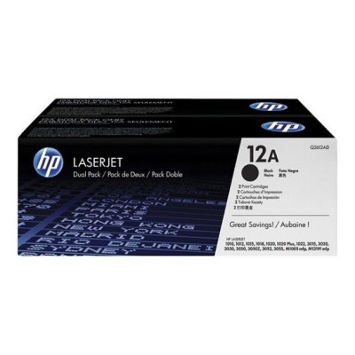 Hp Q2612AD (12A) Siyah Orjinal Multi Paket Toner Hp Q2612AD (12A) Siyah Orjinal Multi Paket Toner