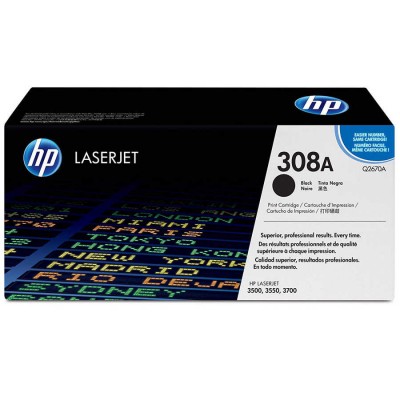 Hp Q2670A (308A) Siyah Orjinal Toner Hp Q2670A (308A) Siyah Orjinal Toner