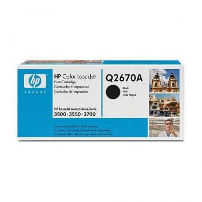 Hp Q2670A (308A) Siyah Orjinal Toner Hp Q2670A (308A) Siyah Orjinal Toner