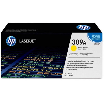 Hp Q2672A (309A) Sarı Orjinal Toner Hp Q2672A (309A) Sarı Orjinal Toner