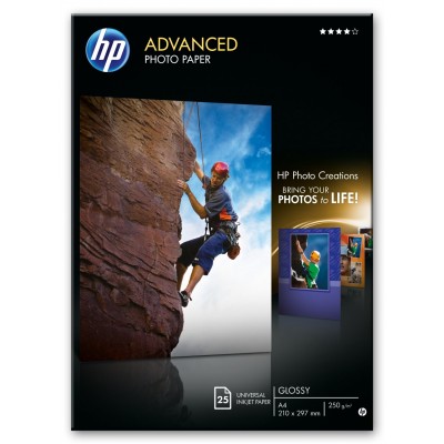Hp Q5456A Orijinal Avantajlı Parlak Fotoğraf Kağıdı-25 Yaprak/A4/210 x 297 mm
