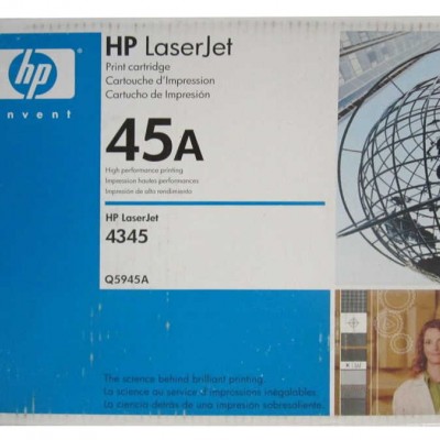 Hp Q5945A (45A) Siyah Orjinal Toner Hp Q5945A (45A) Siyah Orjinal Toner