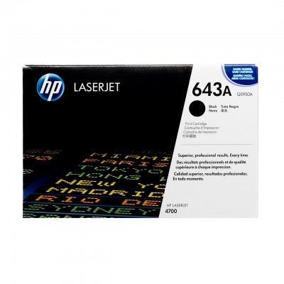 Hp Q5950A (643A) Siyah Orjinal Toner