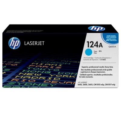 Hp Q6001A (124A) Mavi Orjinal Toner