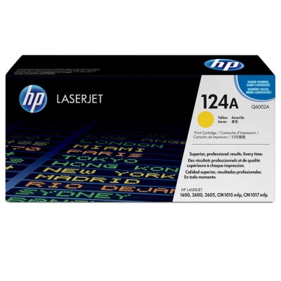 Hp Q6002A (124A) Sarı Orjinal Toner