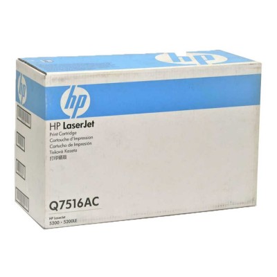 Hp Q7516AC (16A) Siyah Orijinal Toner Hp Q7516AC (16A) Siyah Orijinal Toner