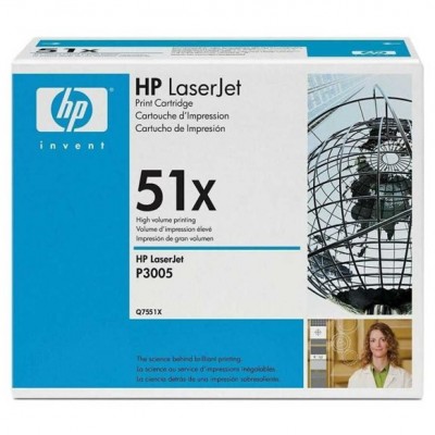 Hp Q7551X (51X) Siyah Orjinal Toner Hp Q7551X (51X) Siyah Orjinal Toner