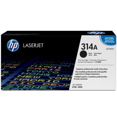 Hp Q7560A (314A) Siyah Orjinal Toner Hp Q7560A (314A) Siyah Orjinal Toner
