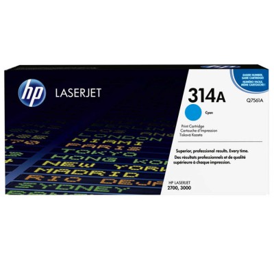 Hp Q7561A (314A) Mavi Orjinal Toner Hp Q7561A (314A) Mavi Orjinal Toner