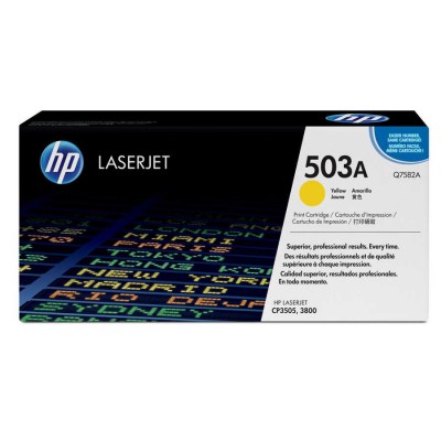 Hp Q7582A (503A) Sarı Orjinal Toner Hp Q7582A (503A) Sarı Orjinal Toner