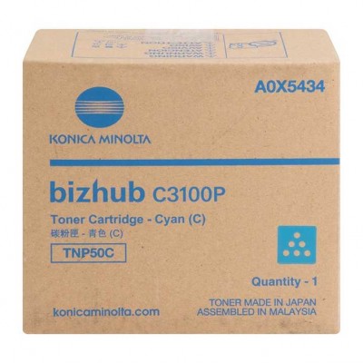 Konica Minolta BizHub TNP50C/C3100P Mavi Orjinal Toner
