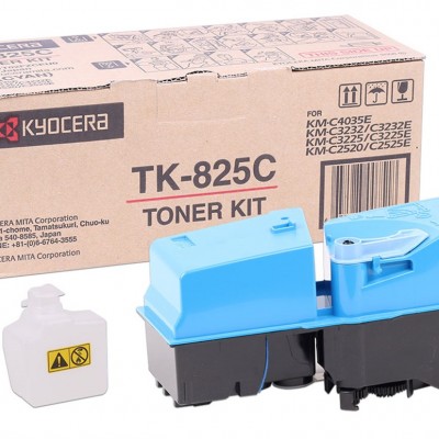 Kyocera Mita TK-825 Orjinal Mavi Toner