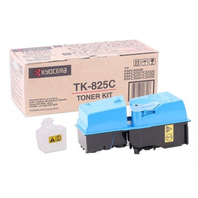 Kyocera Mita TK-825 Orjinal Mavi Toner