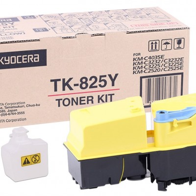 Kyocera Mita TK-825 Orjinal Sarı Toner