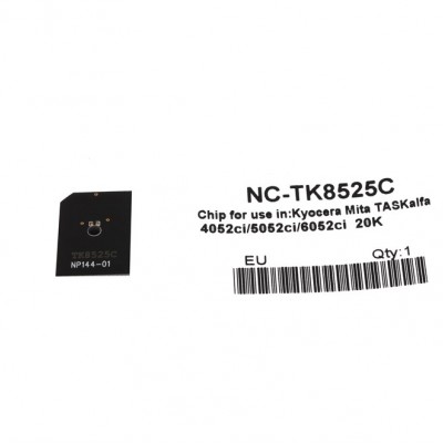 Kyocera Mita TK-8525 Toner Chip Mavi 4052ci (1T02RMCNL0)