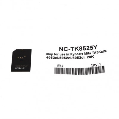 Kyocera Mita TK-8525 Toner Chip Sarı 4052ci (1T02RMANL0)