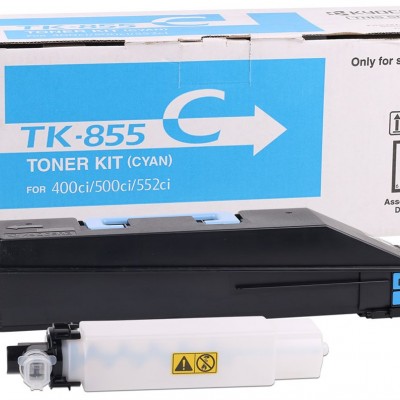 Kyocera Mita TK-855 Orjinal Mavi Toner Taskalfa