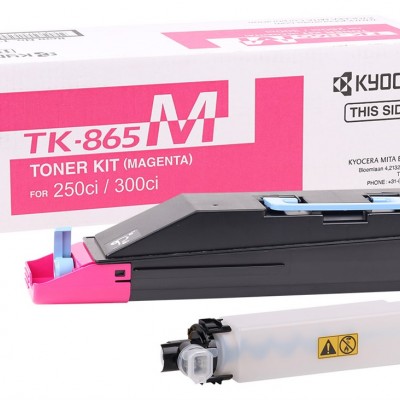 Kyocera Mita TK-865 Orjinal Kırmızı Toner Taskalfa