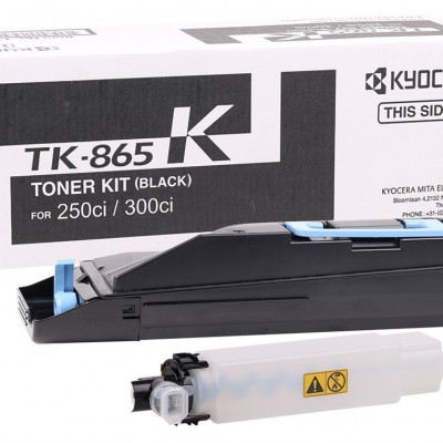 Kyocera Mita TK-865 Orjinal Siyah Toner Taskalfa